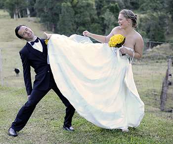 MarryMe Marilyn Eryn & Andrew's Karate Handfasting Wedding Tyalgum Retreat Tyalgum Northern NSW